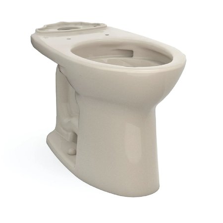 TOTO Drake Elongated Universal Height Toilet Bowl Only with Cefiontect, Less Seat, Bone C776CEFG#03